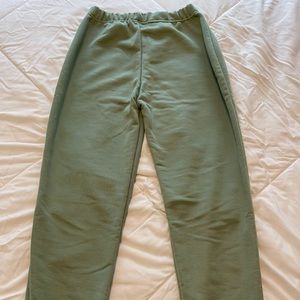 Olive joggers